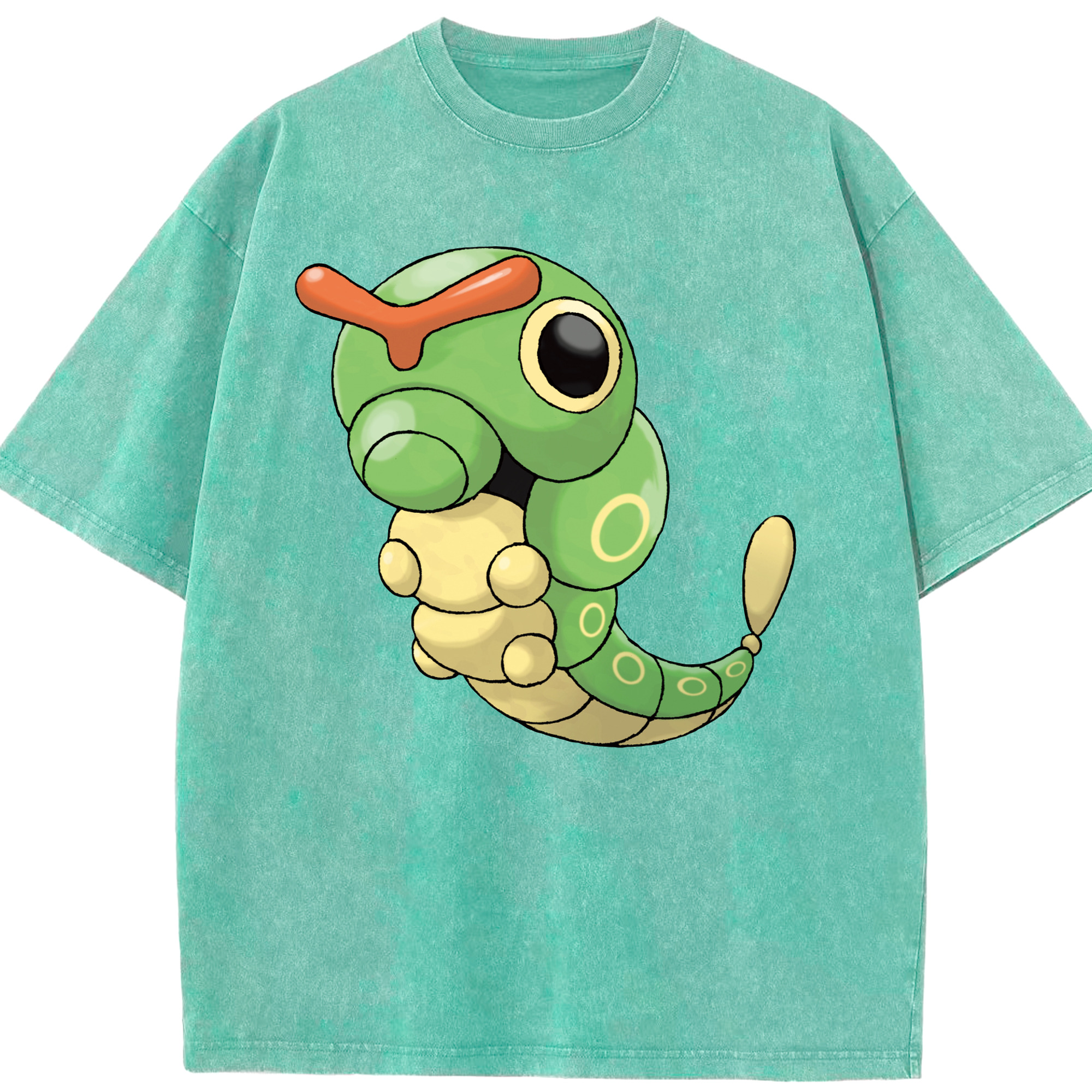 （画像用） ポケットモンスター Pokémon 綿100% ヴィンテージ風 半袖Tシャツ（フロントプリント）